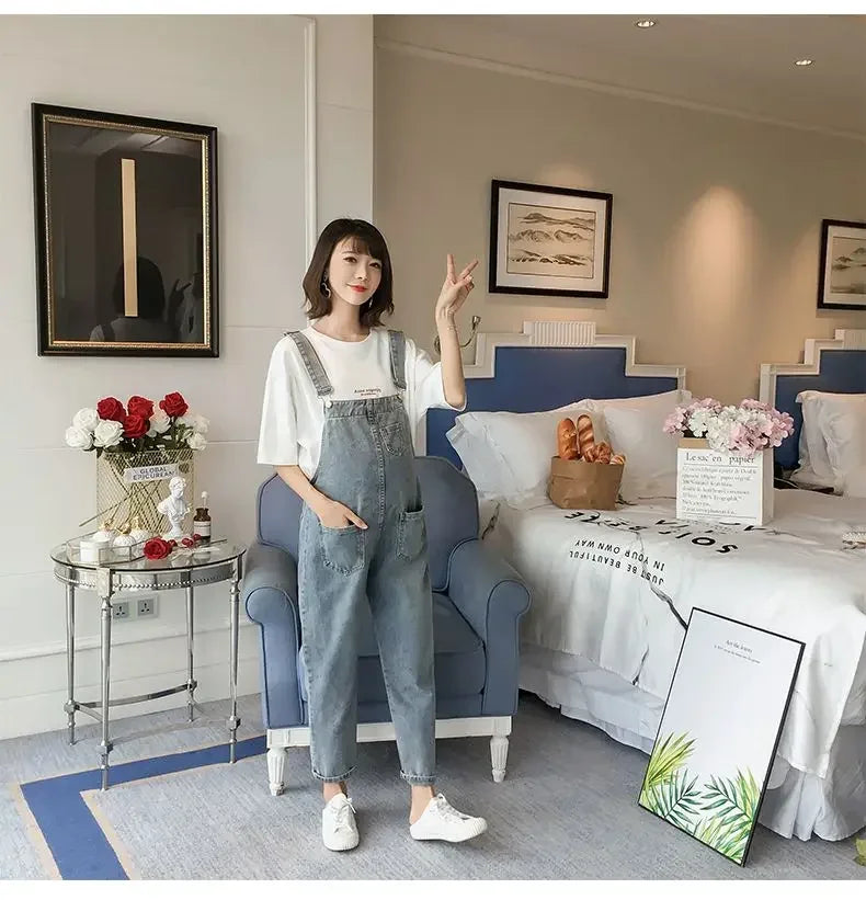 Pregnancy Clothing Loose Maternity Pant Pregnant Trousers for Pregnant Women Jeans Overalls Jumpsuit Clothes pregnancy pants