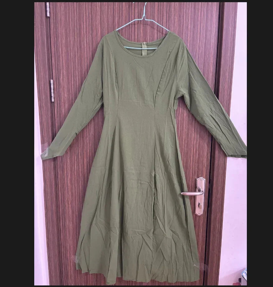 Women's Medieval Renaissance Dress Long Loose Fit Waist Dress Victorian Cross Border Printing National Style Halloween Cosplay