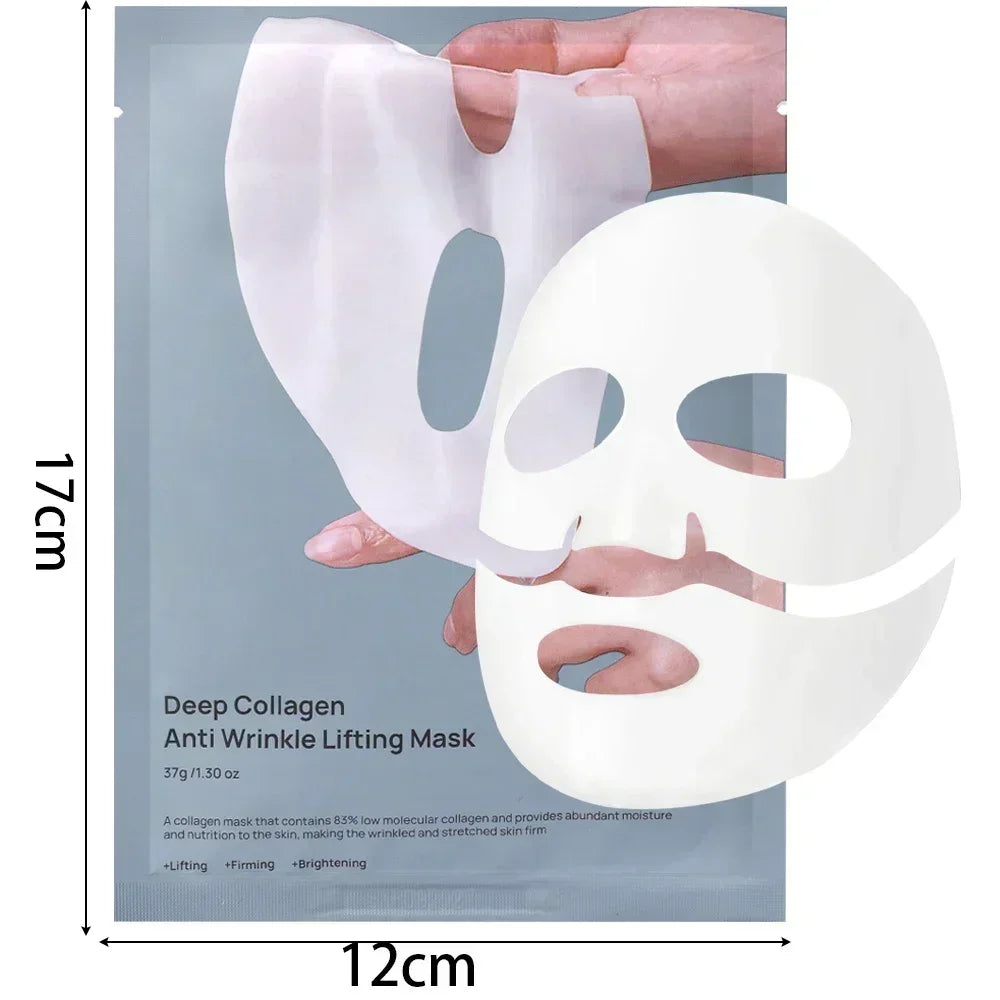Bio Collagen Overnight Mask Deep Hydrating Moisturizing Shrink Pores Brightening Mask Gentle Refreshing Women Facial Skin Care