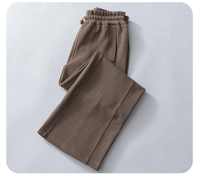 Women's Wide Leg Yoga Ninth Pants High Waisted Joggers Casual Sweatpants Pockets Sports Clothes Pilates Tracksuit Baggy Pants