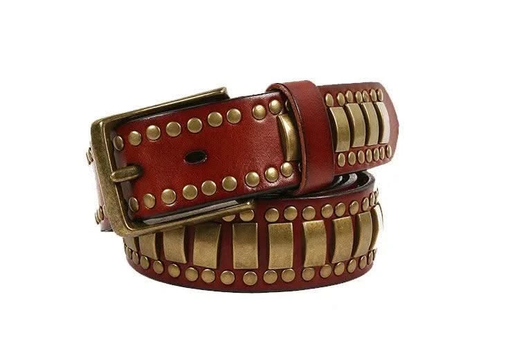 stylish Decorative waistband |original leather pin buckle punk belts | hip hop dress | stylish Decorative waistband for Men and Women