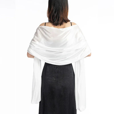 Elegant Silky Evening Dresses Shawls for Women Wedding Party Shawl Bride Bridesmaid Boleros Shrugs Banquet Capes Wraps