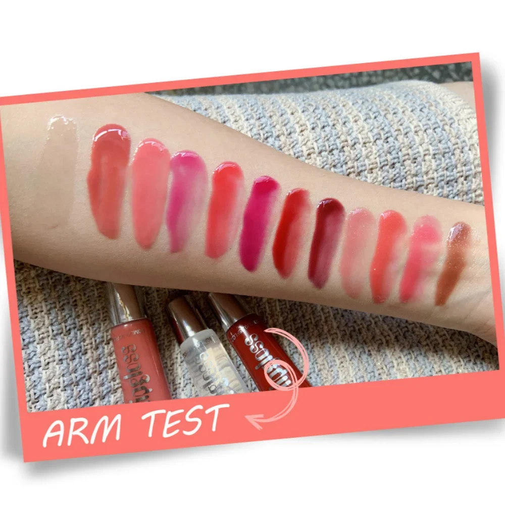 Candy Shades Moisturizing Lip Gloss Lip Oil Makeup Shinny Nutritious Liquid Lip Glosses Cherry Jelly Oil Clear Lipgloss