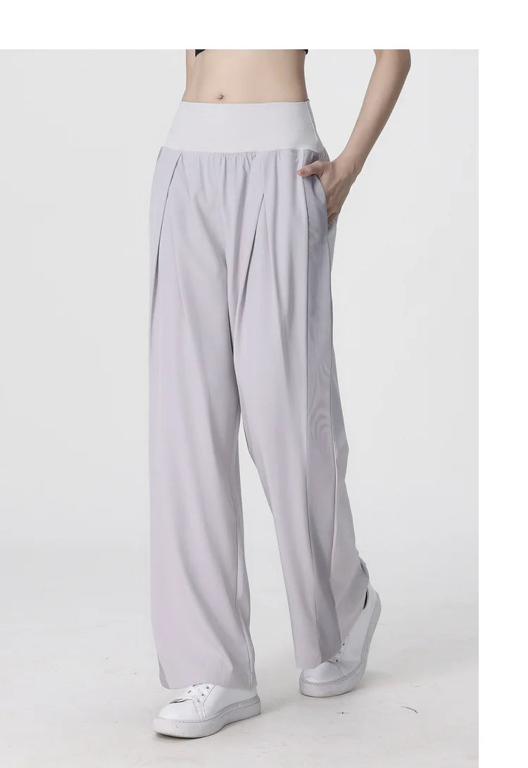 Women Wide Leg Pants Loose Fitness Yoga Pants 2024