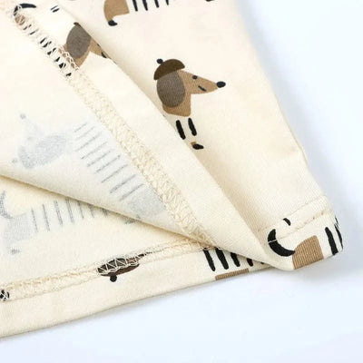 Summer Kids Clothes Boys Outfit Set Cartoon Print Cotton Short Sleeve Tops Shorts 2 Pcs Fashion Children Clothing 1-3 Years