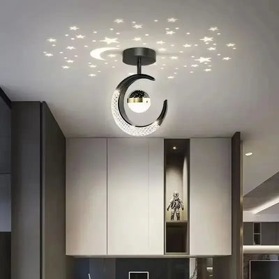 Home decor corridor ceiling light star chandelier modern living room bedroom bedside chandelier bar atmosphere decor chandelier