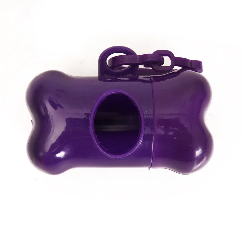 1 Roll Pet Poop Bags Disposable Dog Waste Bags Bulk Poop Bag Dispenser Bags with Paw Prints Garbage Bag - Elanique