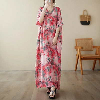 Summer Dress for Women Clothing Streetwear Ethnic Style Bohemian Beach Vintage Clothes Casual Fashion Harajuku Loose Streetwear