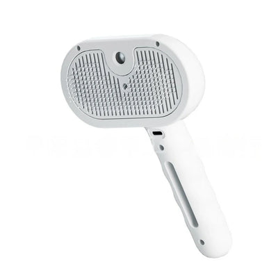 Dog Steam Grooming Brush Pet Spray Hair Removal Comb ABS Luxury Grooming Brush For Smooth Coat Pet 3 In 1 Groomer Steam