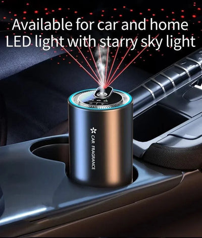 Car Perfume Air Freshener Essential Oil Fragrance Diffuser Smell Distributor USB Rechargeable Aromatherapy Scent Air Refresher