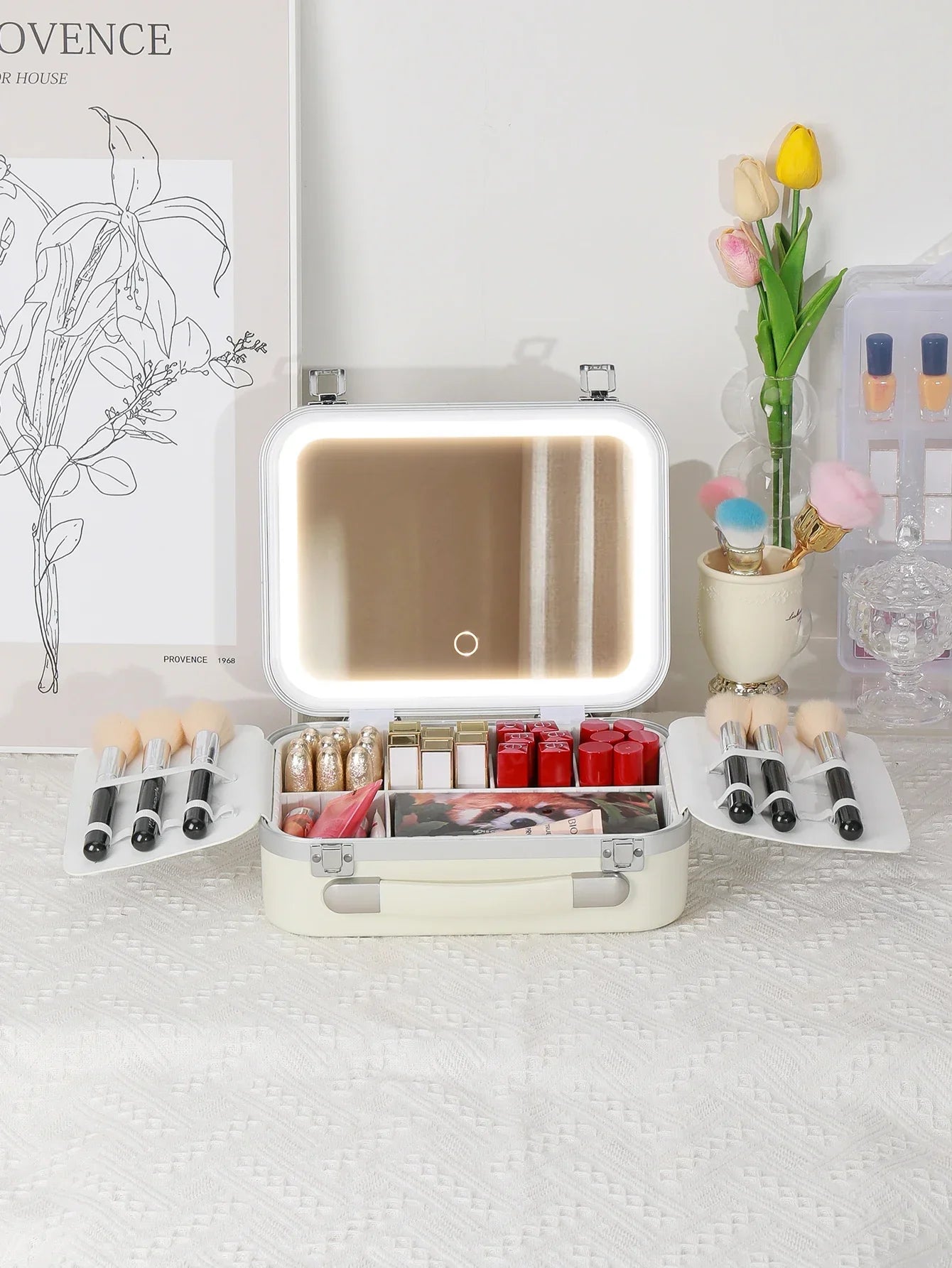 Women Skin Care Travel Storage Box Portable Makeup Bags