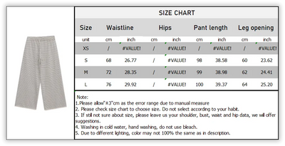 Women's clothing 2025 summer new product fashion European and American style textured striped knitted trousers