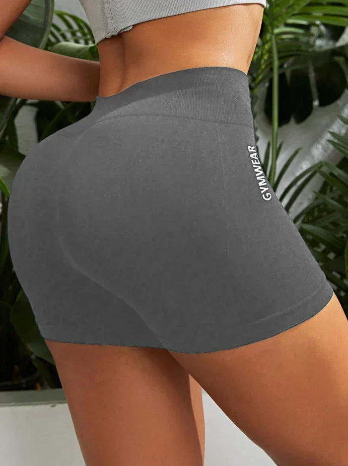 Women High Waist Workout Shorts Yoga Short Pant