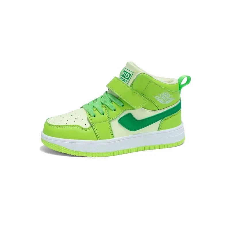 Children's shoes Men's shoes 2024 new fall children's non-slip sports shoes large high top board shoes for children
