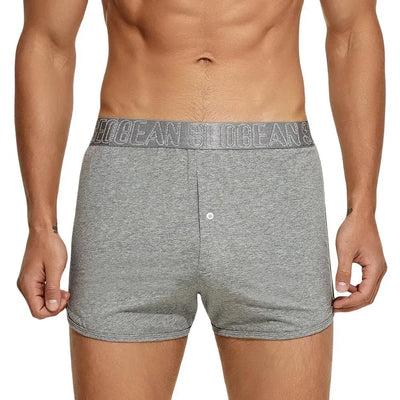 2024 Men's Cotton Jersey Boxer Short Loungewear Underwear Loose Fit Underpants Sleepwear Shorts Boxers for Men
