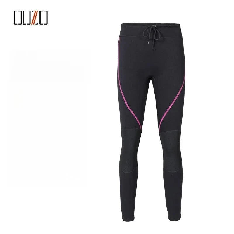 Women's Wetsuit shirt / pants 1.5mm Neoprene Wetsuits Long Sleeve Wetsuits Top Bottom Two Piece Dive Suits for Scuba Diving Surf