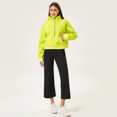 Women's Wide Leg Yoga Ninth Pants High Waisted Joggers Casual Sweatpants Pockets Sports Clothes Pilates Tracksuit Baggy Pants