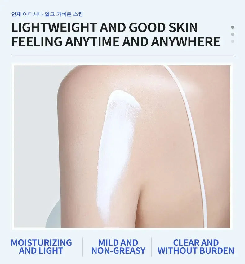 SPF 50+ Sunscreen Long Lasting & Waterproof Sun Protection Cream Moisturizing Non Sticky ultraviolet-proof For Face & Body