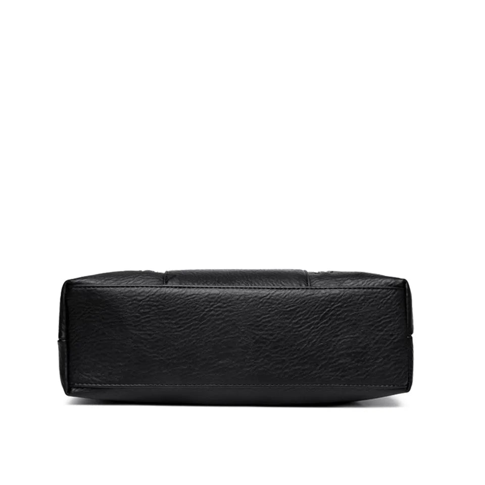 Women's Handbag Trend Designer Female Leather Multi-Pocket Shoulder Bag Luxury Brand Large Capacity Ladies Shopping Bag