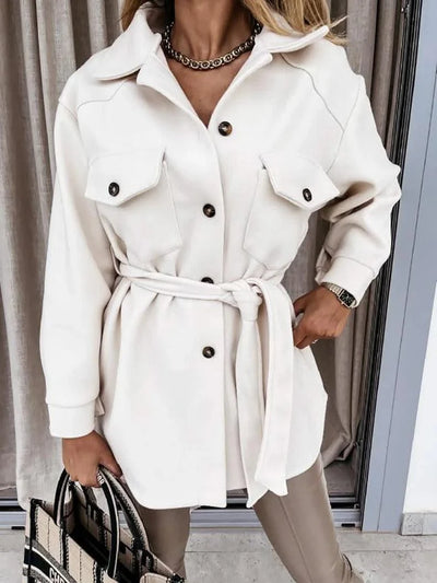 Women Fashion Jacket Thickened Windproof Thermal Coats Versatile Daily Wear