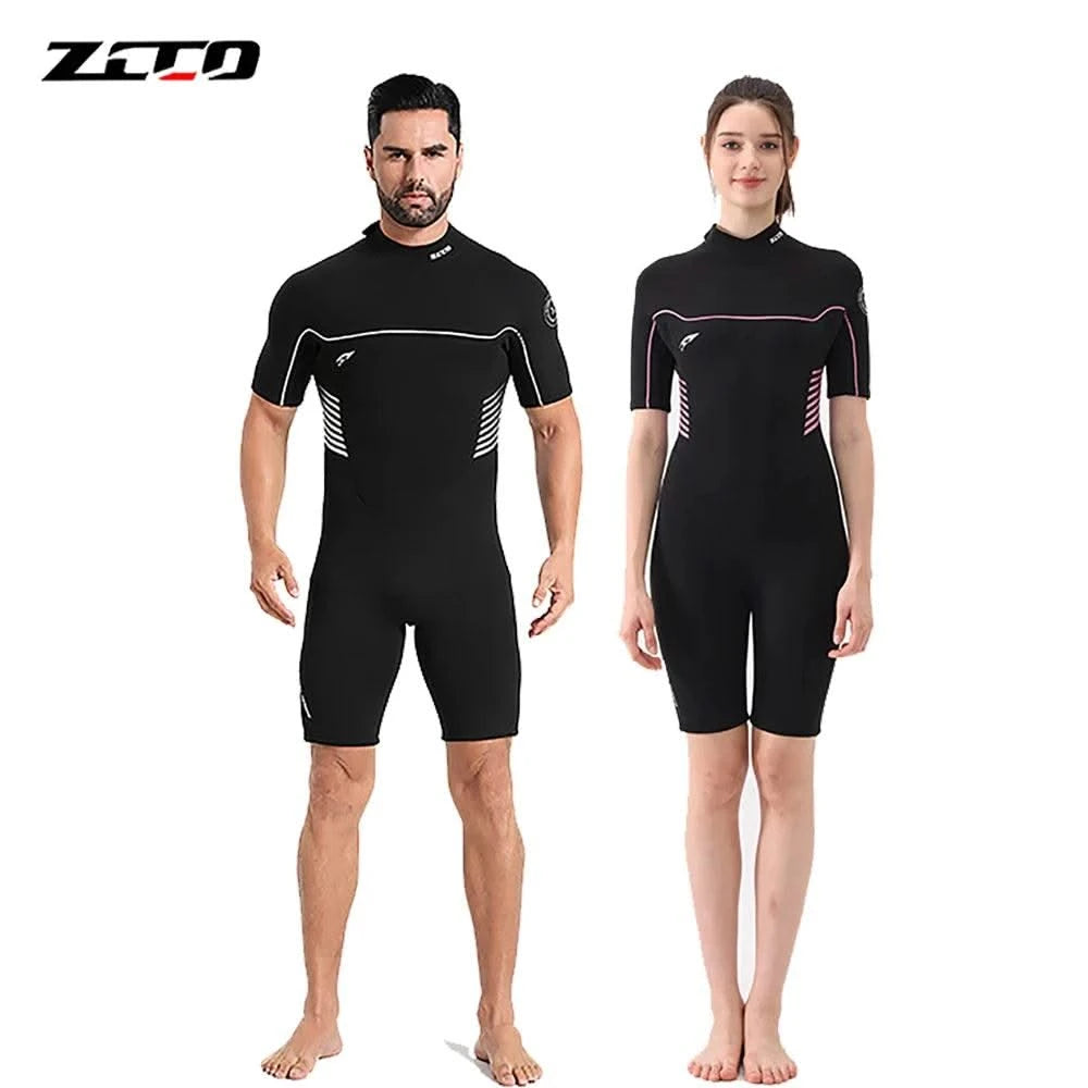 Wetsuit Shorts Women Men Diving Suit Underwater
