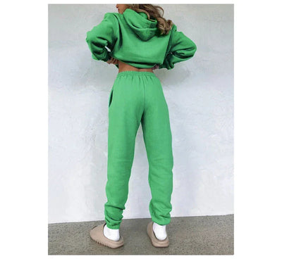 Cotton Sweatpants Sets For Women 2 Pieces Outfit Autumn Loose Hoodies And Pants Sets Sports Suits Women Tracksuits Set Ladies