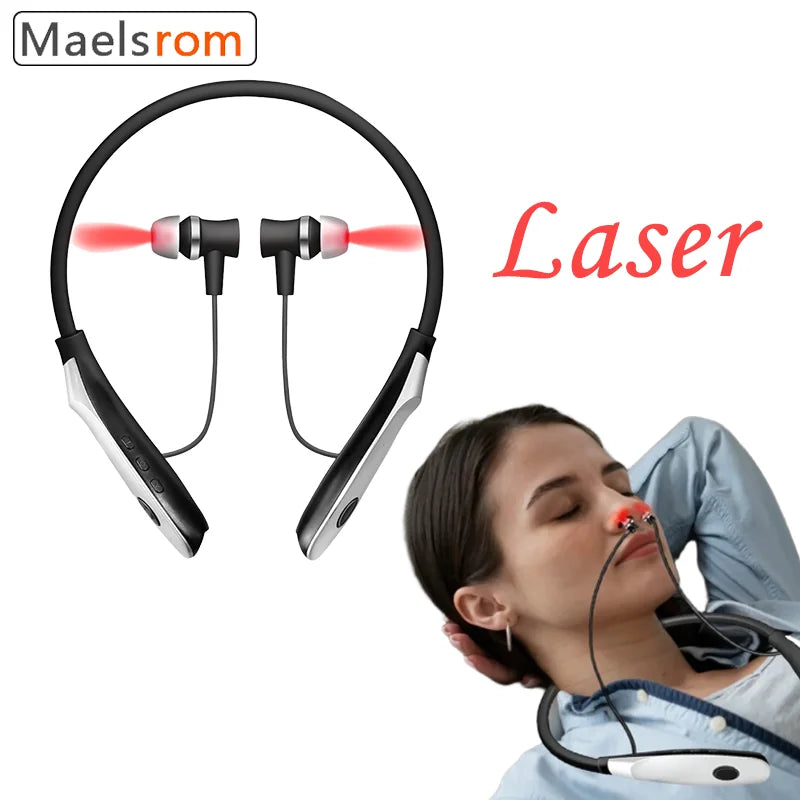 Red Light Therapy Device Laser for Ear Nose Treatment Pain Relief and Blood Circulation 650nm 5mW Portable Home Use CE Certified
