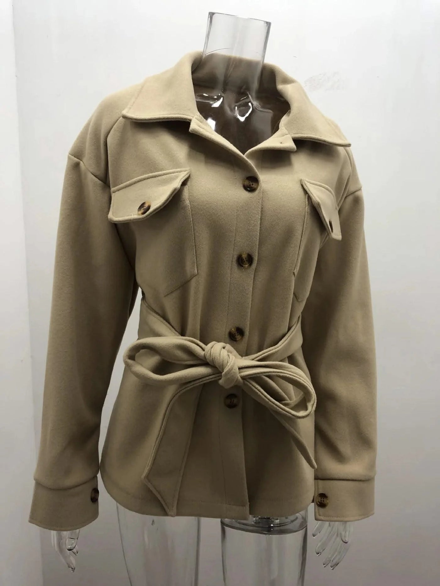 Women Fashion Jacket Thickened Windproof Thermal Coats Versatile Daily Wear