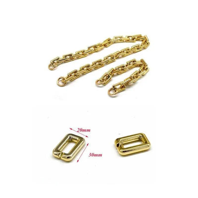 60cm Acrylic Chain for Women Shoulder Bag DIY Replacement Chain Luxury Designer Handbags Straps Bag Accessories
