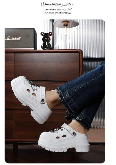 Clogs Clogs Women's Slippers Summer Home Sandals Non Slip Garden Shoes Fashion  Flat Shoes Orginal Outdoor Couples EVA Design