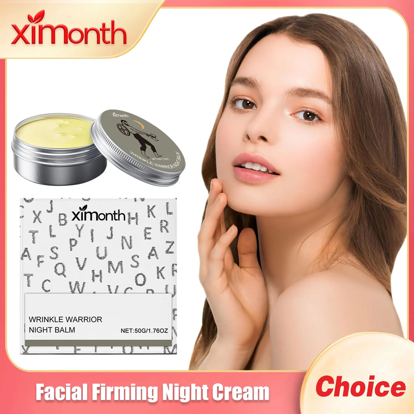 Facial Firming Night Cream Improve Brighten Keep Lifting Oil Control Shrink Pores Deeply Nourish Vitamin Face Moisturizing Cream