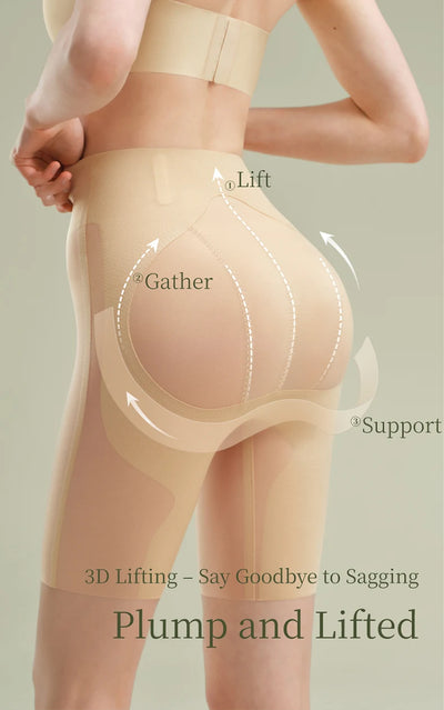 Women's Sexy Butt Lifting Shapewear Mid Waist Invisible Seamless Tummy Control Body Shaper Woman Safety Underwear N210