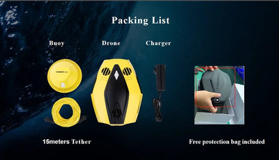 Mini Underwater Drone CHASING DORY Diving Drone with 1080P Camera 15M Depth APP control