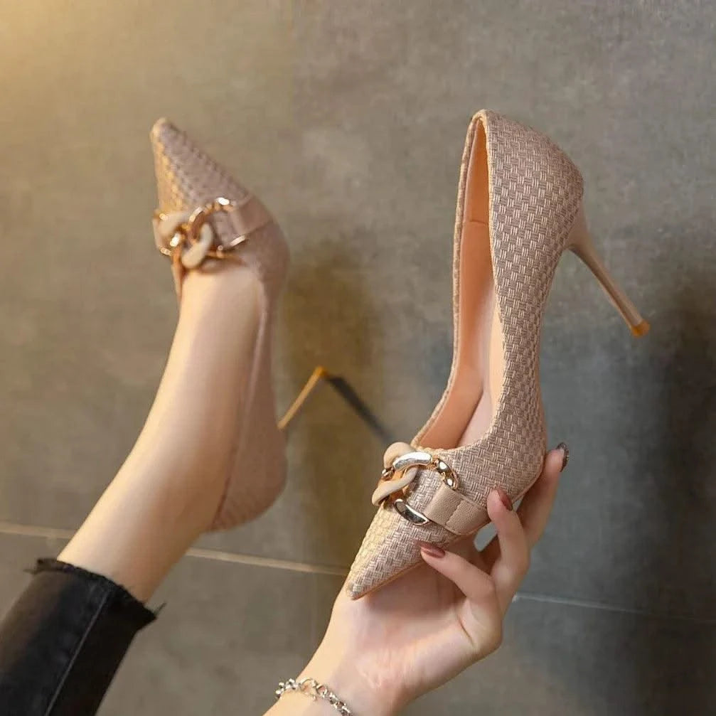 Non Slip Casual Ladies High Heeled Pump Shoes | Elegant Hot Trendy Women's Shoes