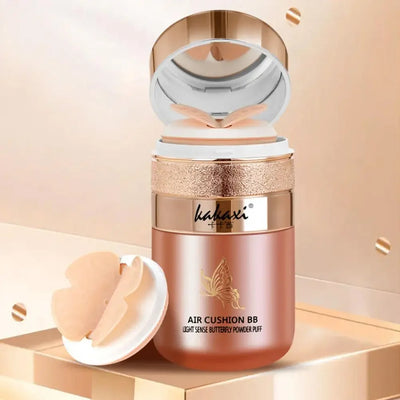 Butterfly Air Cushion BB Cream Cushion Beauty Cream Moisturizing Long Lasting Isolation Concealer BB Cream Liquid Foundation