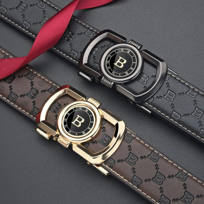 Leather Belt For Men Designer Alloy Buckle Waist Strap
