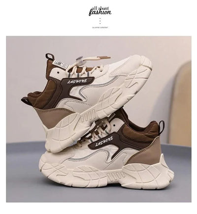 Children's High-Top Trendy Sneakers Shoes For Boys | Fashion & Casual Shoes | Medium and Big Children