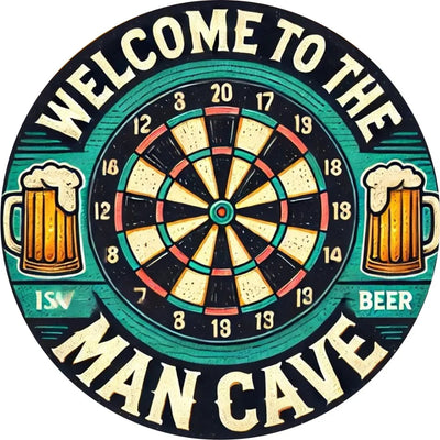 Aluminum Wall Art | Durable Indoor/Outdoor Decor for Bar, Living Room & Man Cave | Perfect Room Decor Accent (1-Pack)"