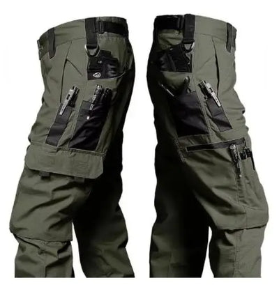 New Tactical Work Pants Men Outdoor Cargo Trousers Multi-pocket Waterproof Pant Autumn Spring Outdoor Workwear Hiking Trousers