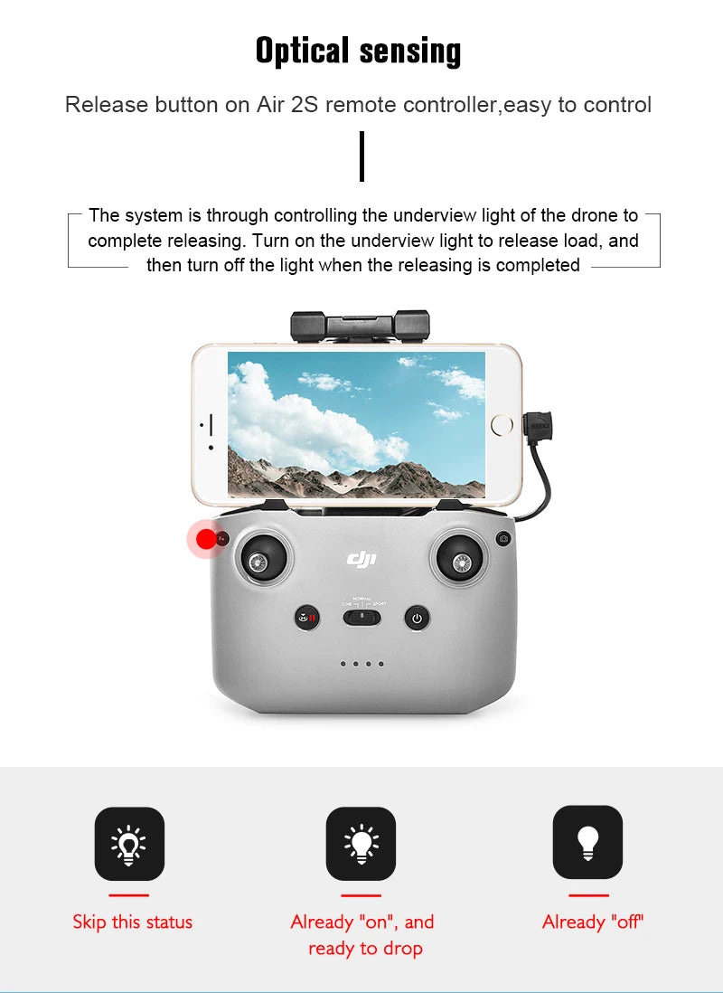 STARTRC Drone Airdrop System For DJI Air 3S/Mini 4 Pro/Mini 3/Mavic 3/Air 2S/Mavic 2/Mini 2 SE Air-dropping Thrower Gift Deliver
