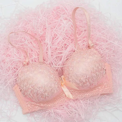 Women Wireless Sexy Bra Set Low Waist Panties Nonwire Bralette Lingerie Set Soft Brassiere Female Fashion Underwear Big Size Set