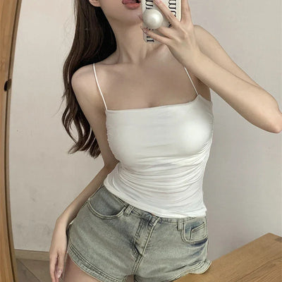 Sexy Woman Underwear Padded Top Sexy Strap Women's Tops Daring Lingerie Woman Hot Ultra Sexy Corset Top Female Sleeveless Shirt