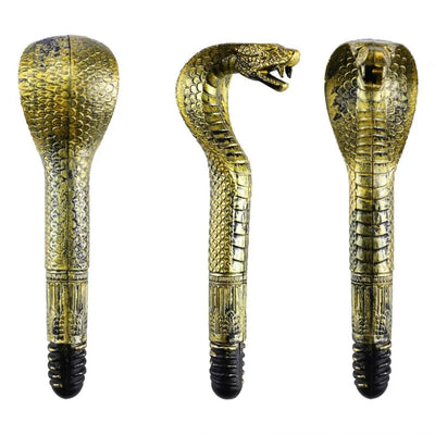Halloween Cobras Wands Egyptian Staff Scepter Detachable Vintage Royal King Round Handle Cane Party Cosplay Costume Accessory