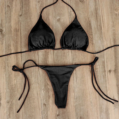 Sexy Bikinis Set Summer Brazilian Swimsuit Women Bra Thong Two Pieces Swimwear Beachwear Bathing Suit Beachwear Swimsuit Women