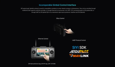 SIYI ZR10 Optical Pod QHD 30X Hbrid 10X Optical Zoom 3 Axis Gimbal Camera for UAV Drone