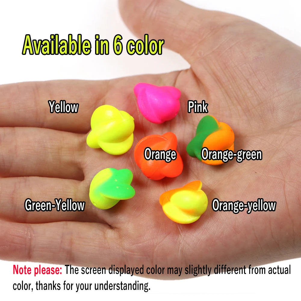 Wifreo 20pcs Fishing Foam Float Fishing Bobber Buoys Walleye Spin Floats Strike Indicator Saltwater/Pompano Rigs Surf Fishing