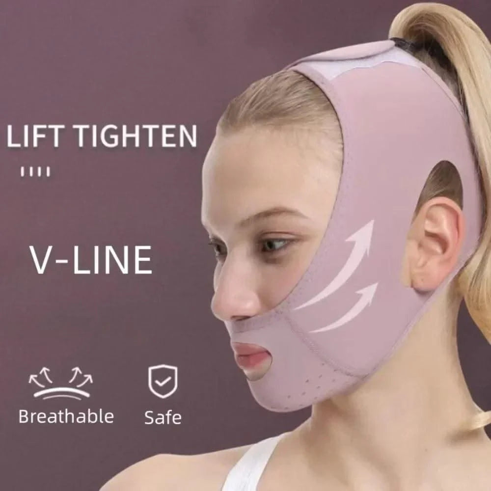 New Reusable Face Slimming Bandage Women V Line Face Shaper Chin Cheek Lift Up Belt Facial Massage Strap Skin Care Beauty Tools