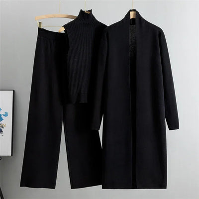 Sets Outifits New 3PCS Solid Tape Patch Tank Top &  Pants Set with Coat Fashion Casual Women Tracksuits Female