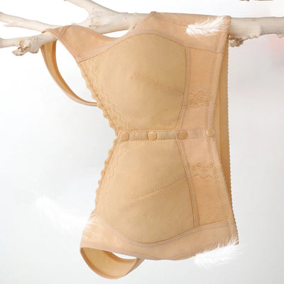 2024 New Breathable Bra Lingerie for Women Push Up Bra Front Button Seamless Lifting Tank Top Lingerie Vest Underwear Female Bra