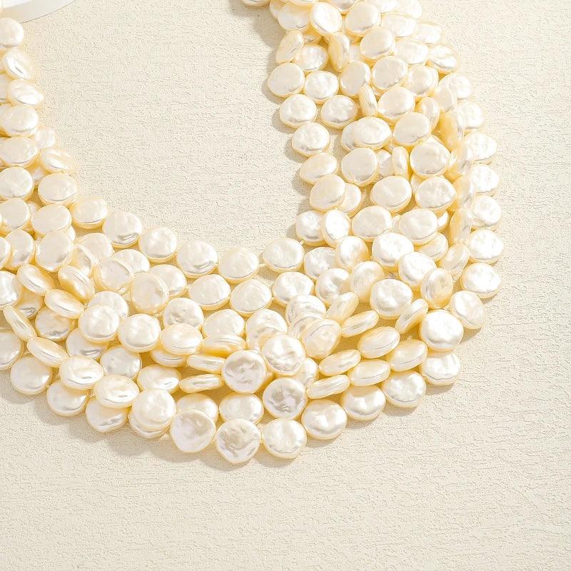Luxury Exaggerated Multi-layer Pearl Necklace Women Romantic Elegant Baroque Long Chain Jewelry Accessories Bride Wedding Party